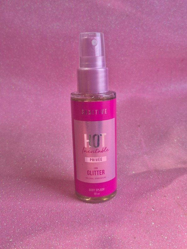 Producto - Body splash privee afrodisíaco con glitter