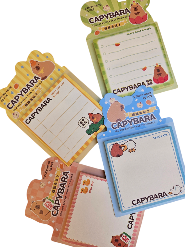 Producto - Block de hojas adhesivas Capibara