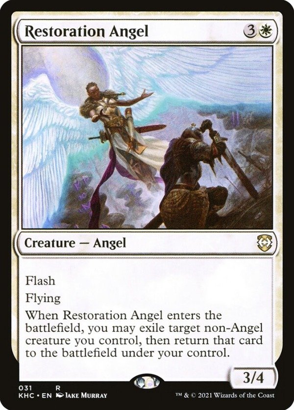 Producto - Restoration Angel #31  Kaldheim Commander
