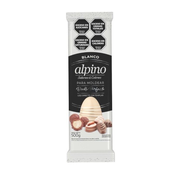 Producto - Chocolate Alpino moldear BLANCO x 500gr
