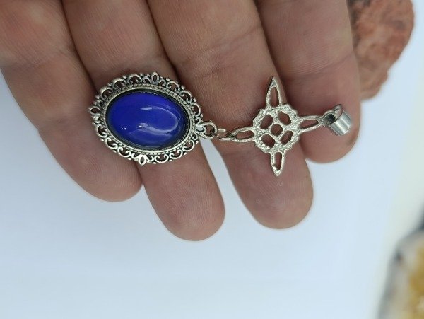 Producto - Nudo de bruja en camafeo+ cadena de acero - 5