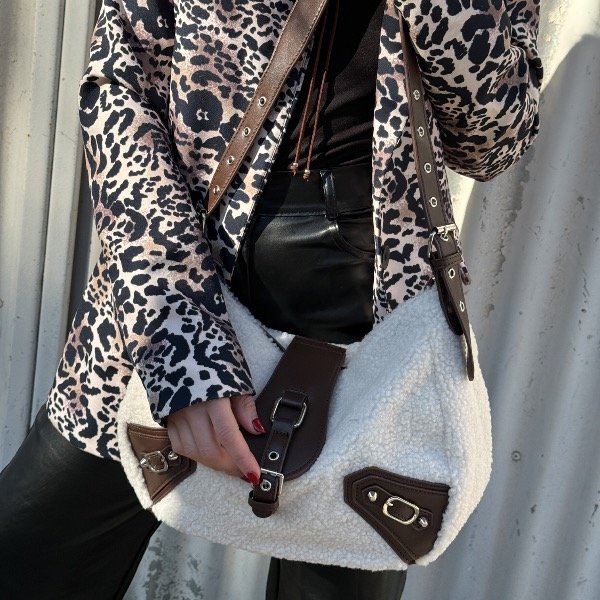 Producto - Cartera Esquimal - color beige y marrón