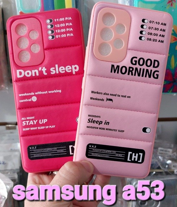 Producto - Fundas puffer cuero. Samsung a53