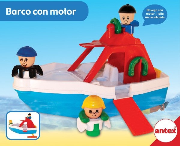 Producto - 2291- Barco con motor  NUEVO