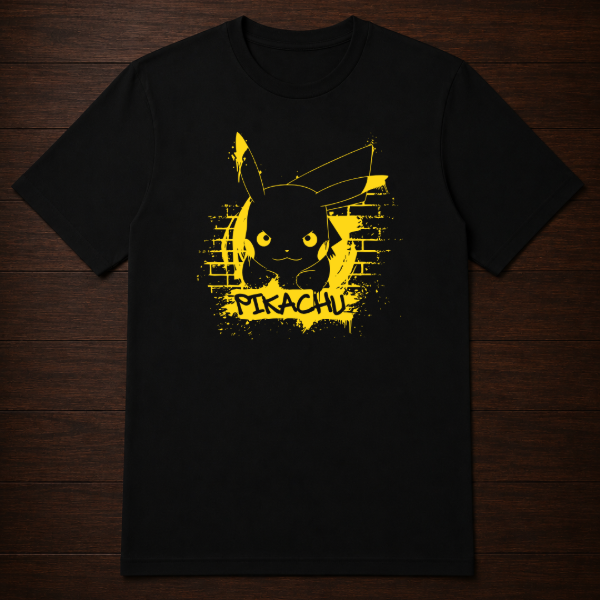 Producto - Remera - Pikachu Graffiti (Pokemon) - 0