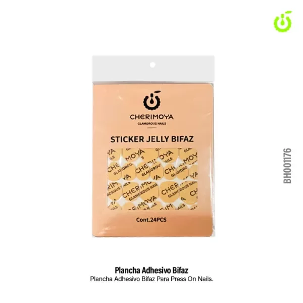 Producto - CHERIMOYA ADHESIVO BIFAZ PARA UÑAS - 0