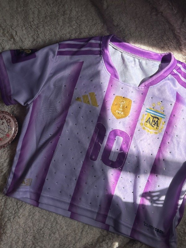 Producto - Camiseta top selección violeta (strass)