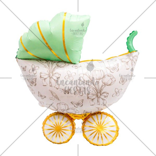 Producto - Globo Carrito 90 cm Verde
