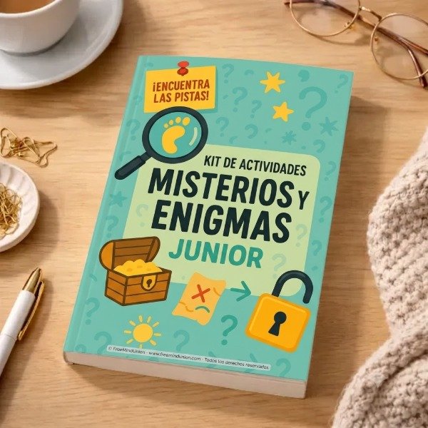 Producto - Misterios y Enigmas Junior para imprimir Kit Imprimible Acertijos De Lógica - 0