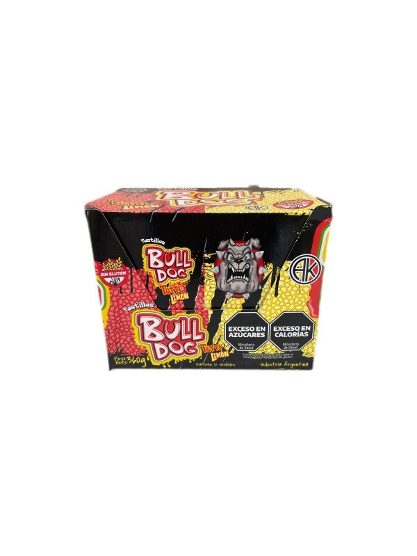 Producto - PASTILLA BULL DOG TUTTI Y LIMON X12UN