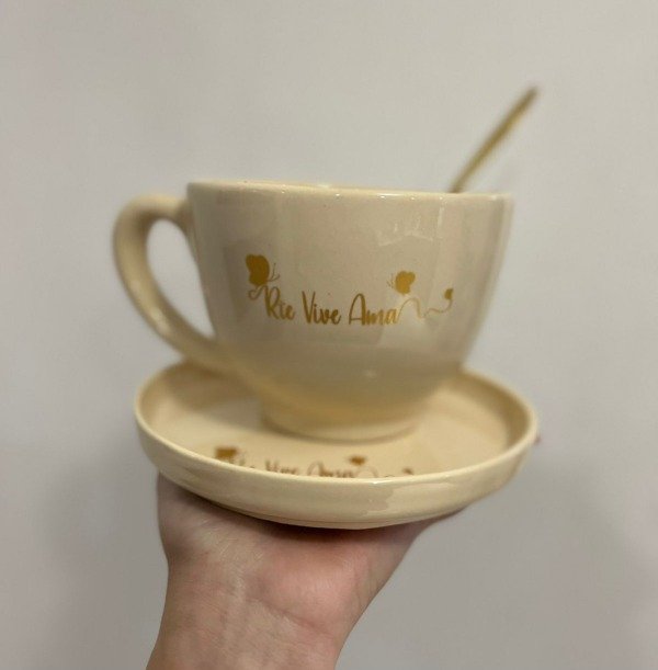 Producto - Set Olivia tazón y Plato Champagne