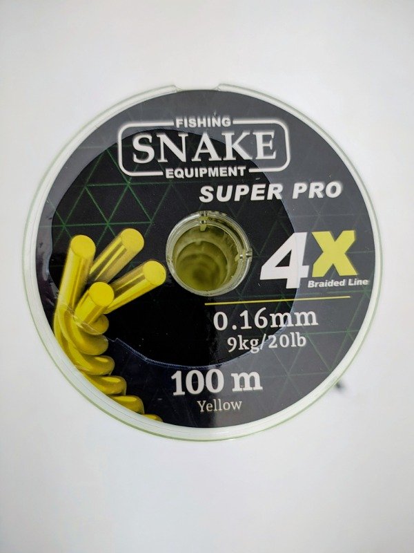 Producto - Multifilamento Snake 4x 0,16 mm (Amarillo)