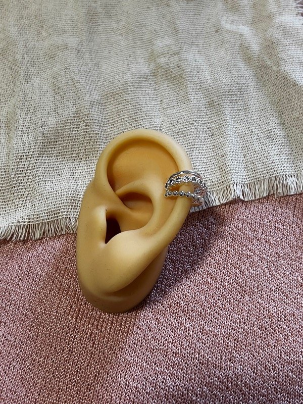 Producto - cuff triple plateado