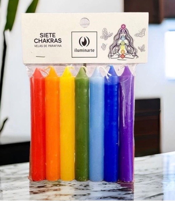 Producto - Velas 7 chakras parafina