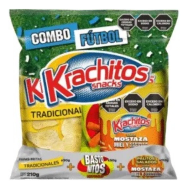Producto - Kranchitos Combo futbol - 210grs