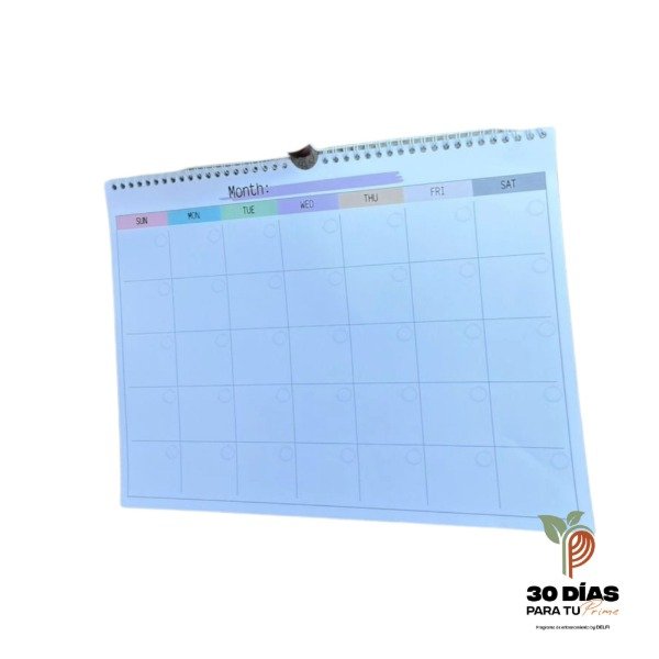 Producto - CALENDAR 30 DIAS