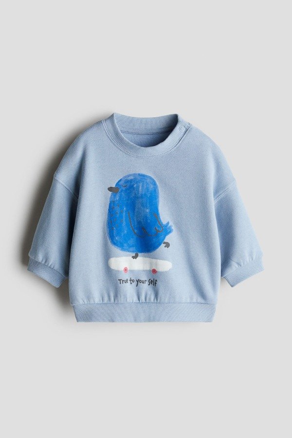 Producto - Buzo HyM pajarito celeste