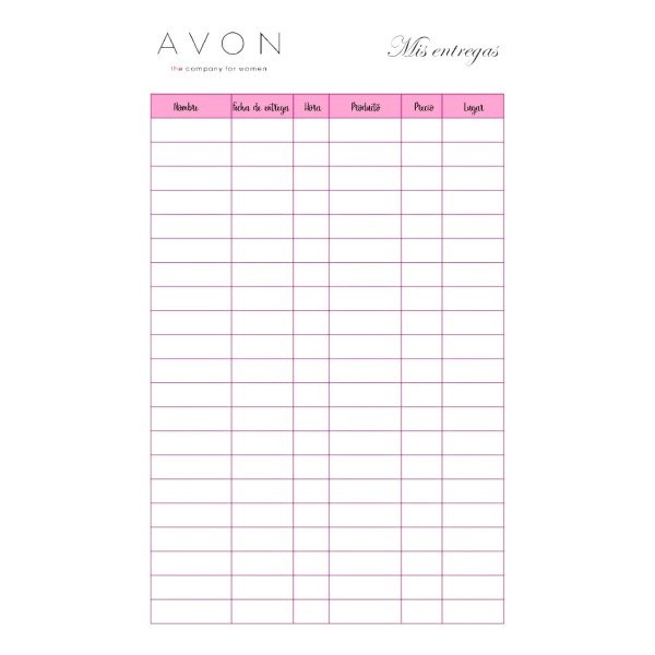 Producto - Agenda De Pedidos y Catalogo AVON - 4