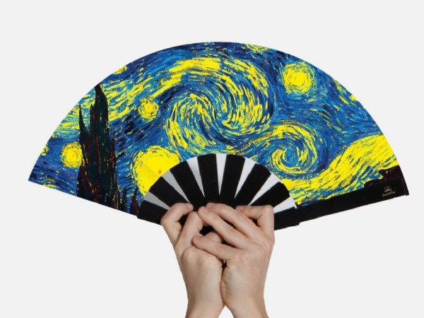 Producto - PREVENTA - Abanico "La Noche Estrellada NEON" -Con accesorios-