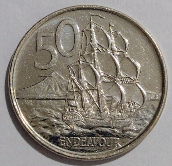 Producto - Nueva Zelanda 50 centavos 2015 - 0