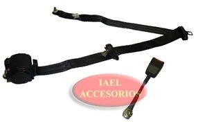 Producto - Jgo. Cinturón de seguridad, delantero inarcial, HOMOLOGADO, 3 puntas, CI-004