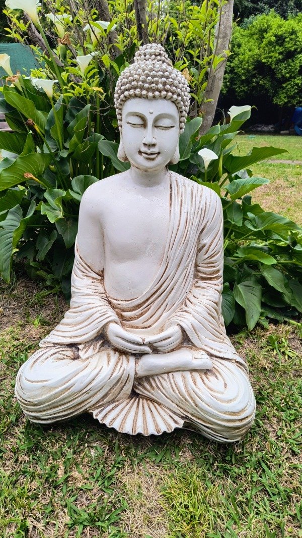 Producto - Buda manto sentado 83 cm