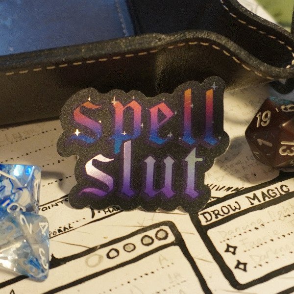 Producto - Sticker Spell Slut