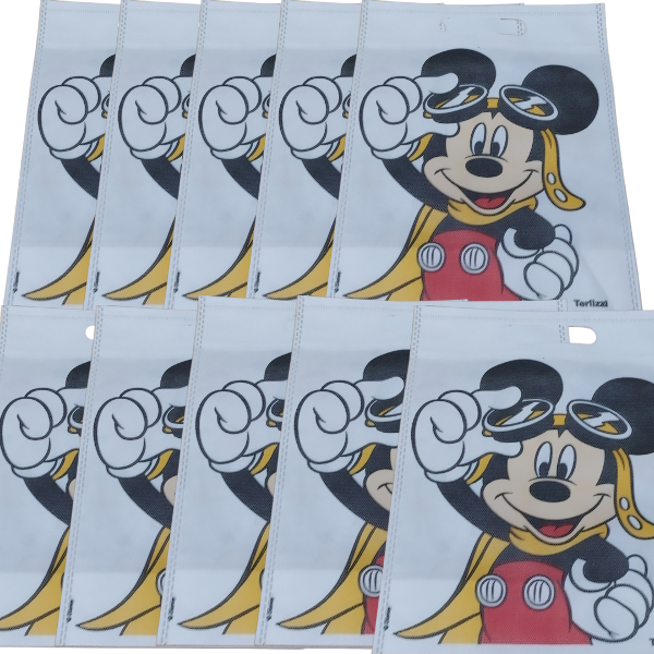 Producto - Bolsa Friselina Motivo Disney 22x30x10 Cm Pack X10 Unidades - 3
