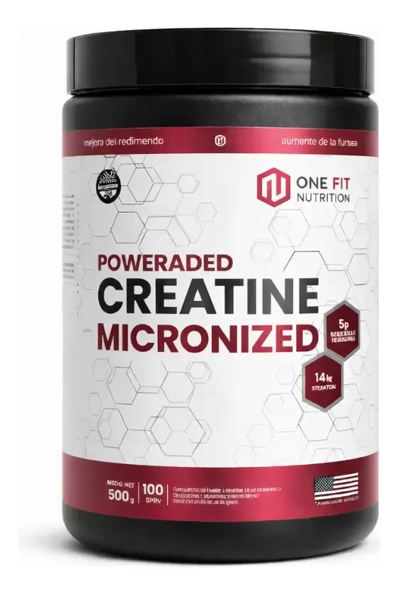 Producto - ONE FIT NUTRITION - Creatina Monohidrato Micronizada 500gr/100serv. - 0