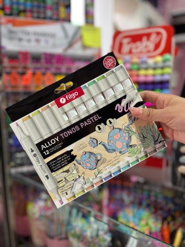 Producto - Marcador filgo alloy tonos pastel