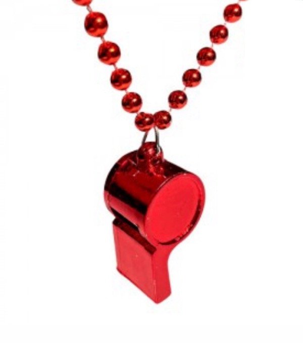 Producto - Silbato grande rojo x12u.