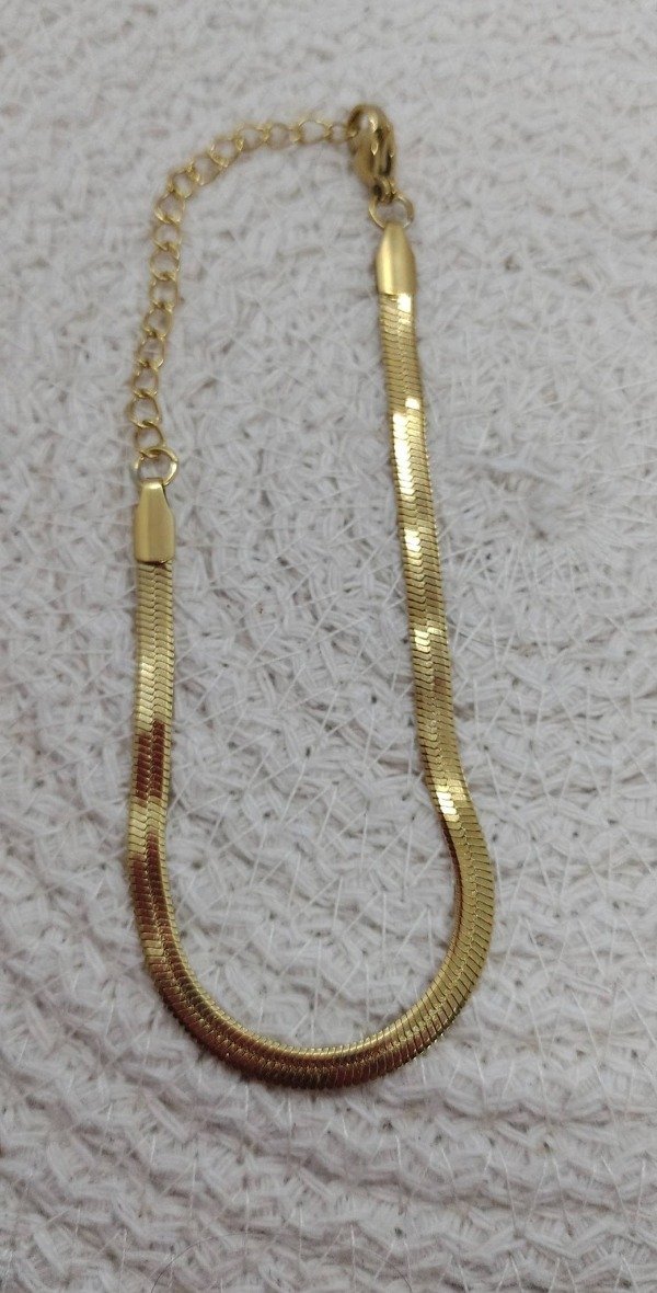 Producto - Pulsera Cola de serpiente chata