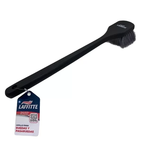 Producto - Cepillo mango largo cerdas suaves llantas pasarruedas Laffitte