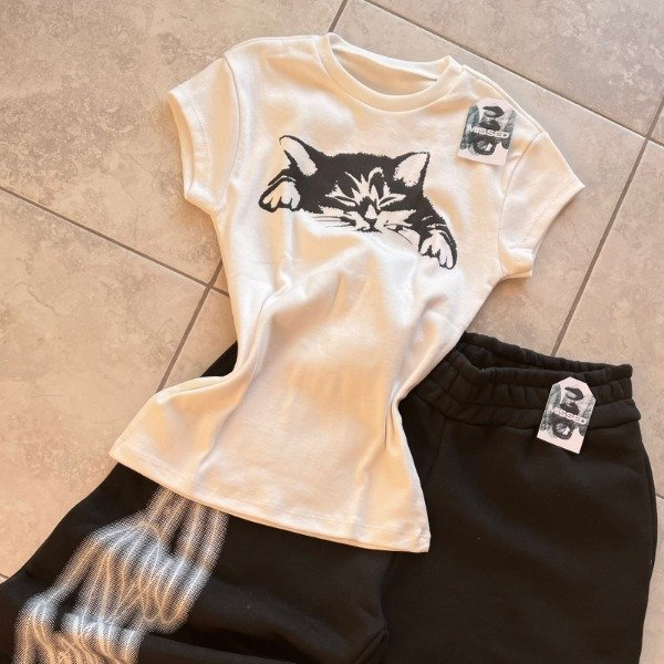 Producto - Baby tee cat - 1