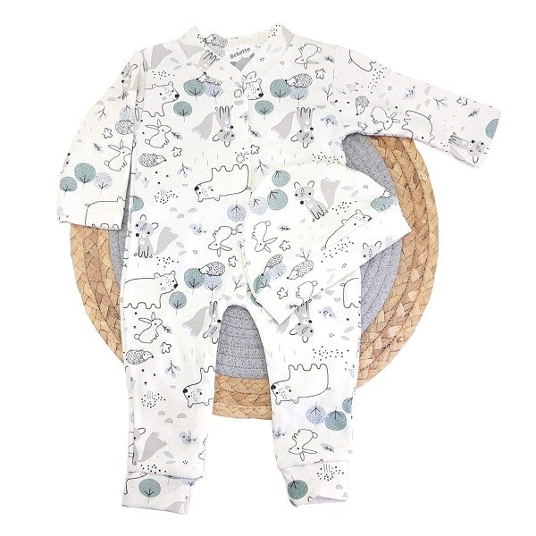 Producto - Enterito Algodón Estampado / Neutro Forest