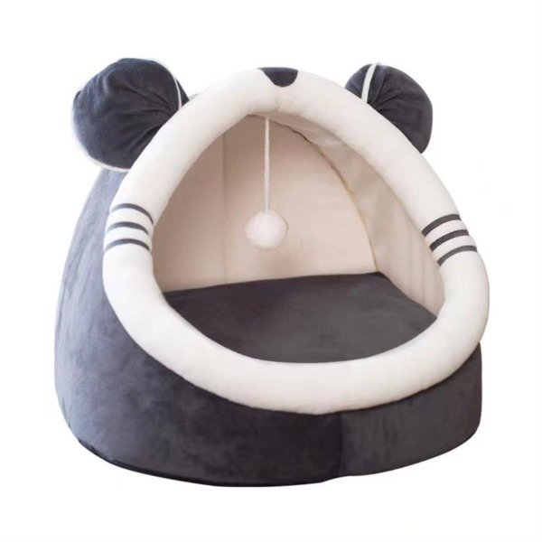 Producto - Cama Cucha Semicerrada  Panda 45x43x40Cm
