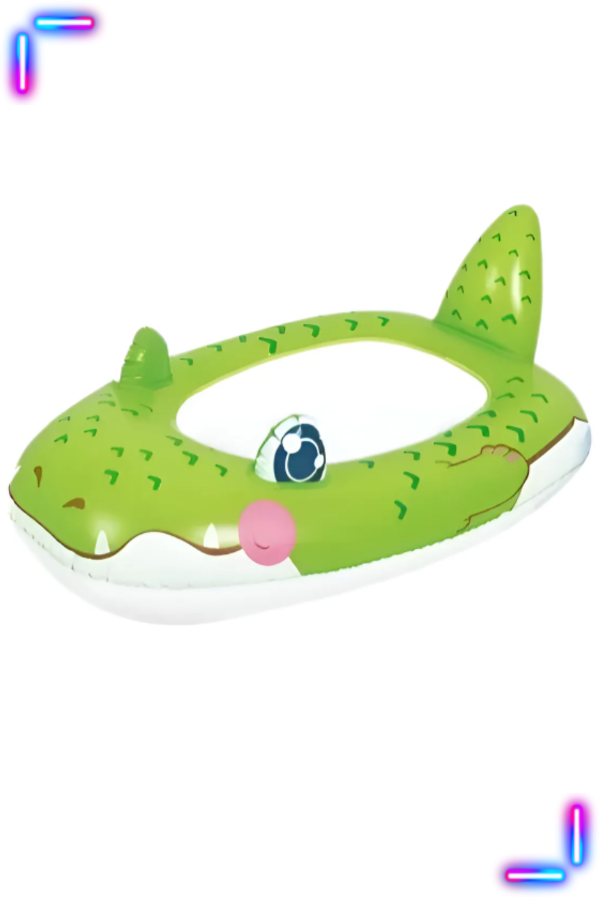 Producto - INFLABLE PARA PILETA BOTE DE AGUA COCODRILO