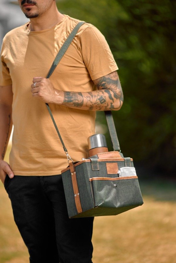 Producto - CANASTA MATERA N6 CORDURA VERDE FULL