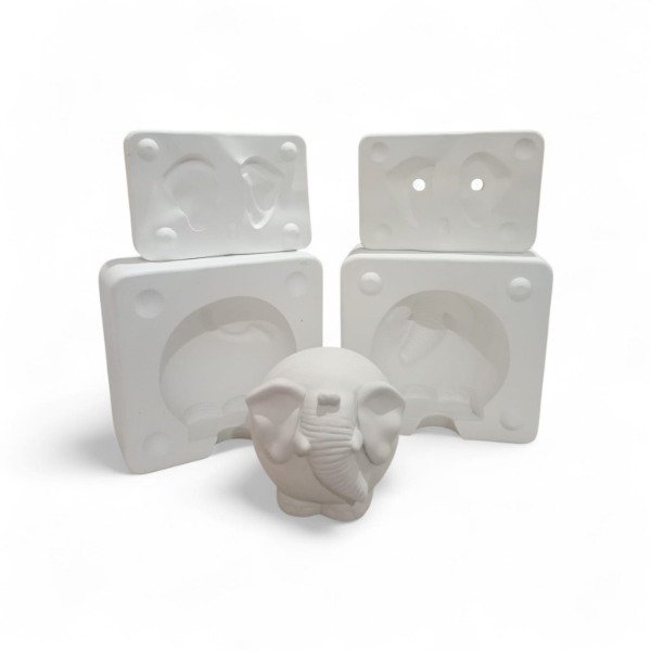 Producto - MOLDES DE YESO ELEFANTE D 57 + 2 OREJAS
