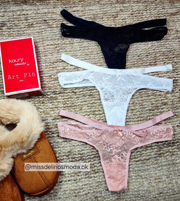 Producto - Pack X3 Bombachas Colaless Kaury P16