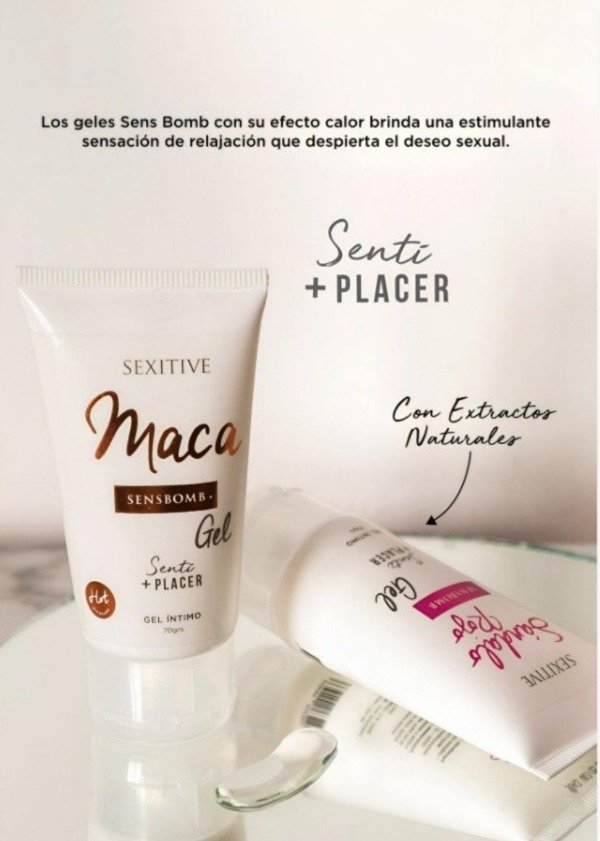 Producto - GEL INTIMO FEMENINO MACA SENTI MAS PLACER
