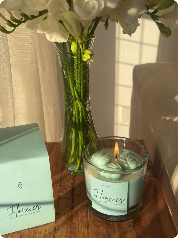 Producto - Vela Florecer - Bambú y verbena - 0