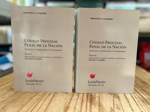 Producto - Código Procesal Penal de la Nación - Tomos I y II
