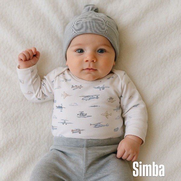 Producto - Body estampado , ranita y gorro aviones