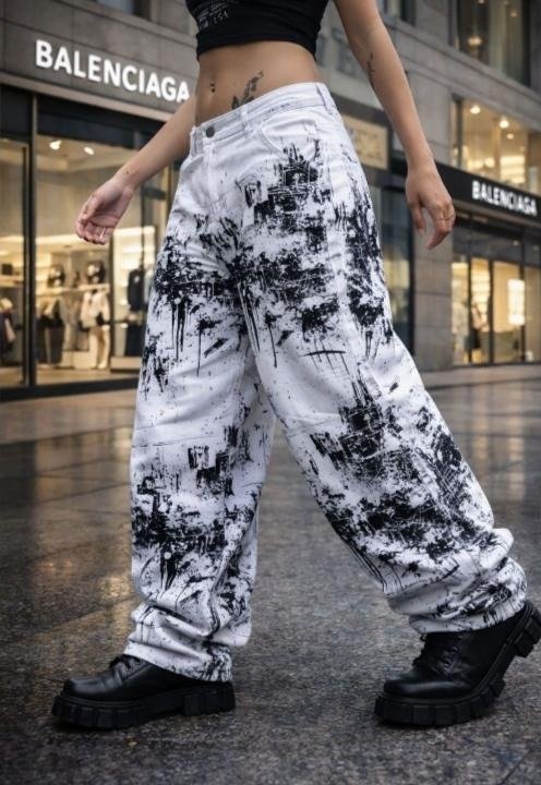 Producto - Baggy unisex estampado artístico - 0