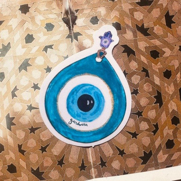 Producto - Sticker mini Ojo Amuleto Relieve