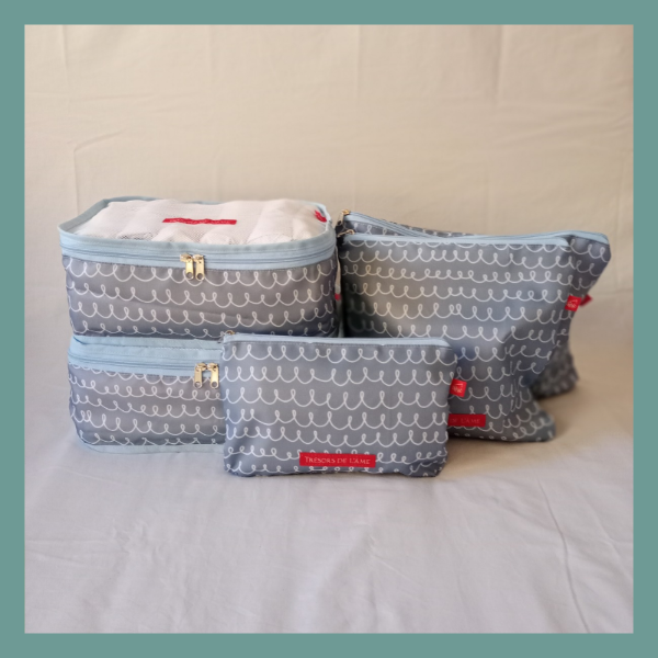 Producto - Set de 5 Organizadores Gris