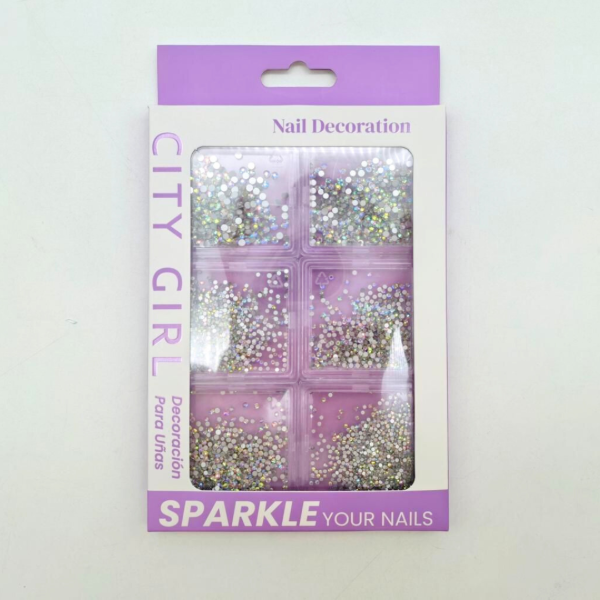 Producto - City Girl Strass en caja oprganizadora grande Tornasol GO-24031