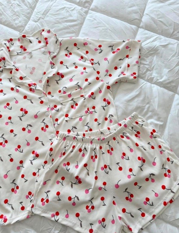 Producto - Camisero morley corto cerezas - 0