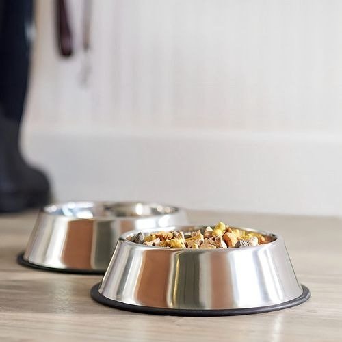 Producto - PLATO DE ACERO 22 CM PARA MASCOTAS